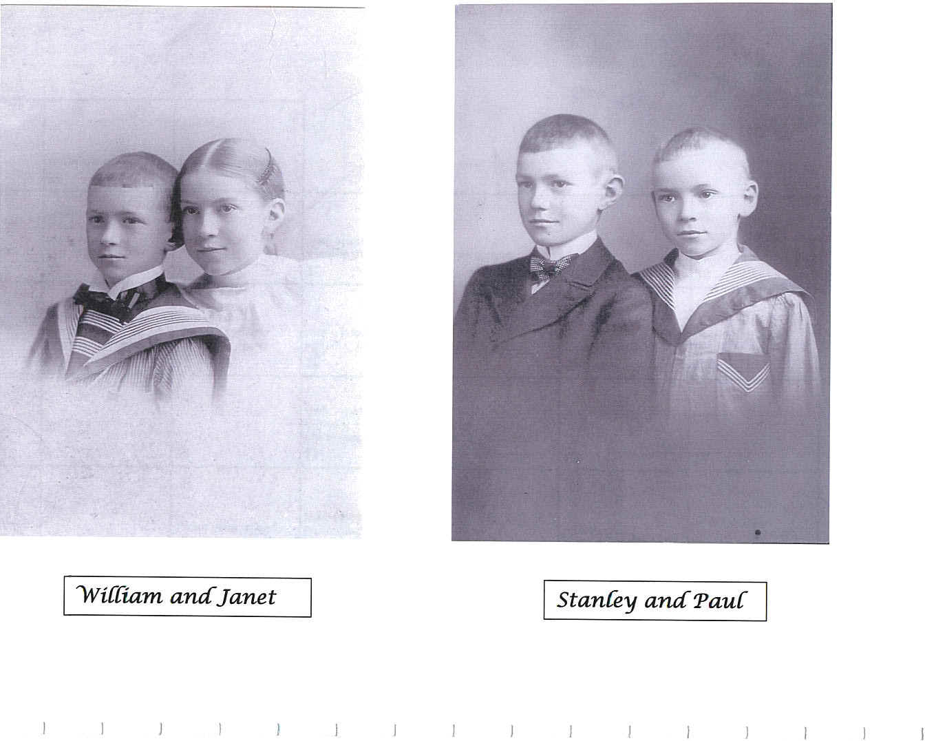Children of Robert & Annie Norris Gray