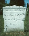 John Marshall stone, Enon Valley, PA