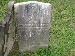 Susanna Allison stone in old Pine Creek Cemetery, Allison Park, PA