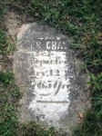 James Craword stone, Greenwood Cemetery
