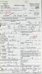 Permelia's Death Certificate w/o mother's name