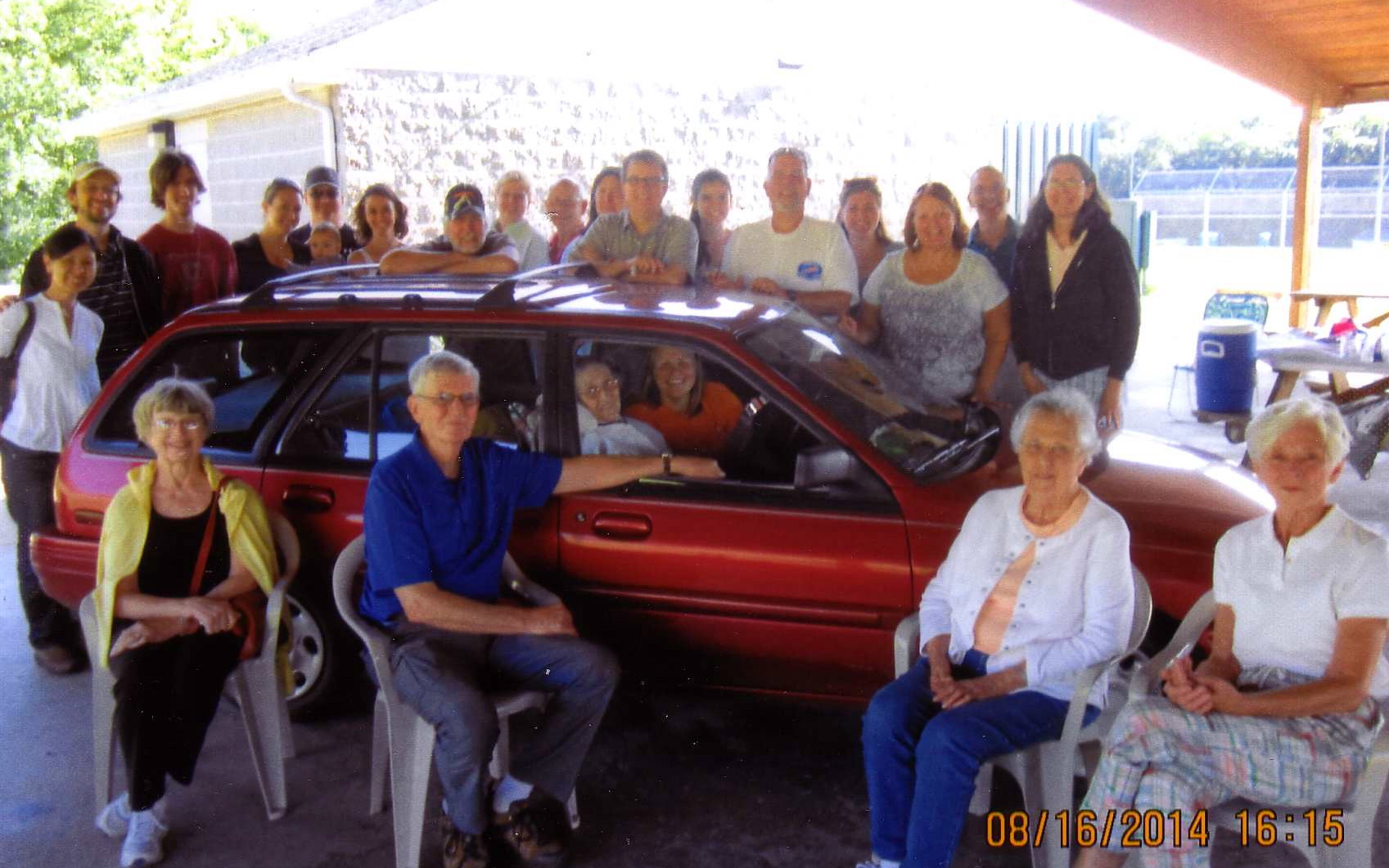 Phyllis & David at Gray Family Reunion 2014 (bottom left)