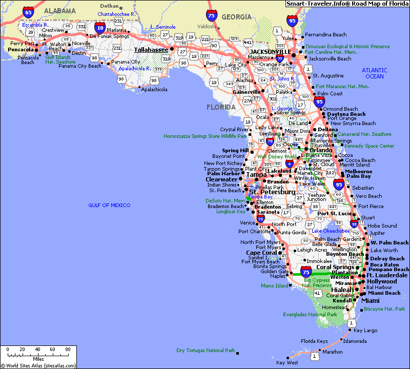 Modern-day Florida (Smart-traveler.info)